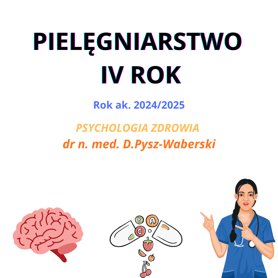Psychologia zdrowia - WNoZ Katowice Pielęgniarstwo IV rok 2025-2026